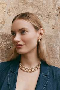 eb&ive Estel Choker Necklace -Gold