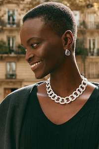 eb&ive Estel Choker Necklace - Silver