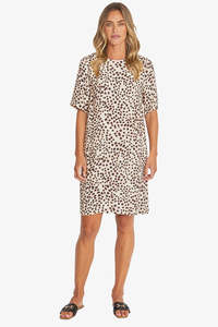 Dresses: Pingpong Ocelot Dress in Multi