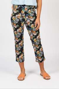 Vassalli Printed Slim leg 7/8 Light Weight Pull on | Grove