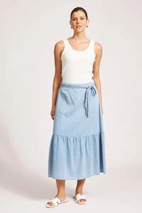 Shorts Skirts: Eb & Ive Melenia Denim Skirt