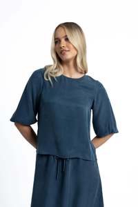 Humidity IVY BLOUSE | Navy