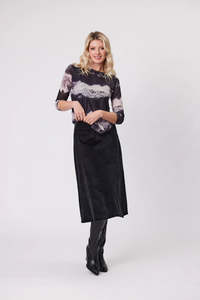 Lemon Tree: Lemon Tree Audrey Skirt Black