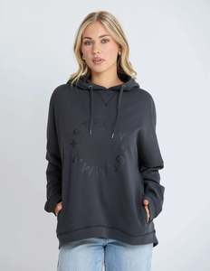 Stella + Gemma Newport Hoodie | Aged Black