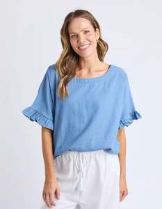 Elm: Elm Tilda Chambray Top