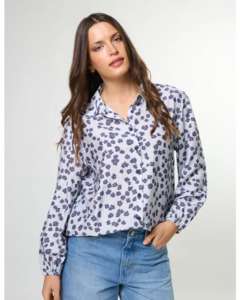 Tops: Stella + Gemma Charlotte Blouse Indigo Bloom