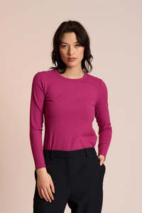 Tops: NERIS ARC TOP | Fuchsia