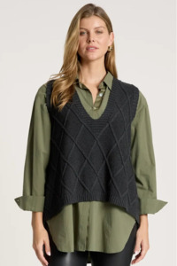 Eb & Ive Liora Knit Vest | Char