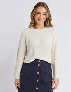 Whats New: Foxwood Blair Long Sleeve Knit Vintage White