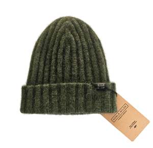 Noble Wilde: Noble Wilde Possum Merino Rib Beanie | Jungle