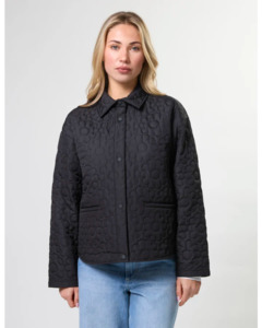 Stella Gemma: Stella + Gemma Flowerly Jacket | Black