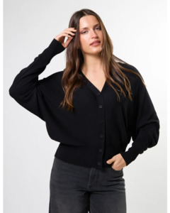 Stella Gemma: Stella + Gemma Blake Cardigan | Black