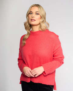 Vassalli Orbit Sweater | Coral